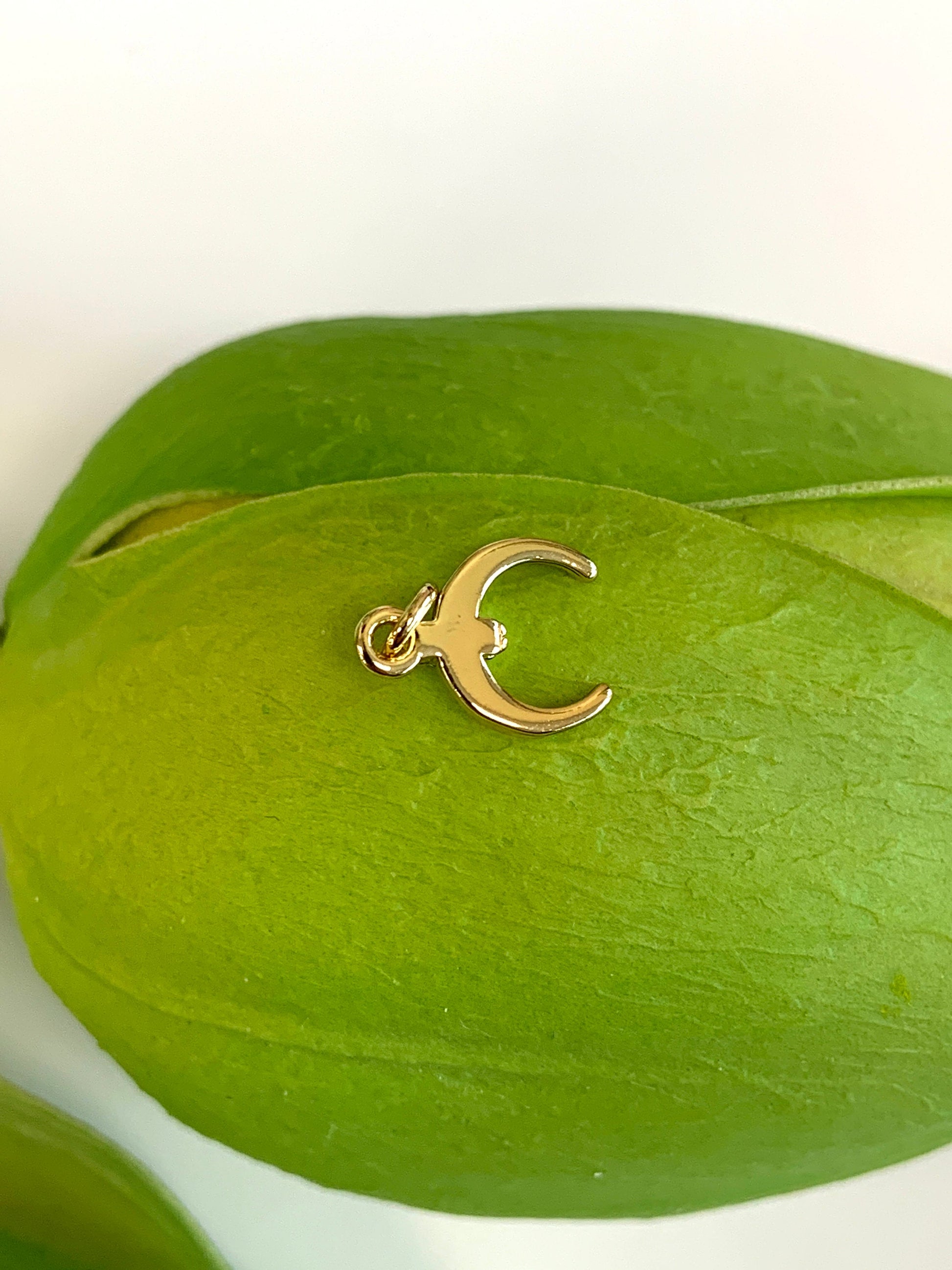 Little Gold Horn Charm | Bellaire Wholesale