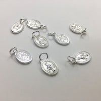 925 Sterling Silver Miraculous Mary Charm