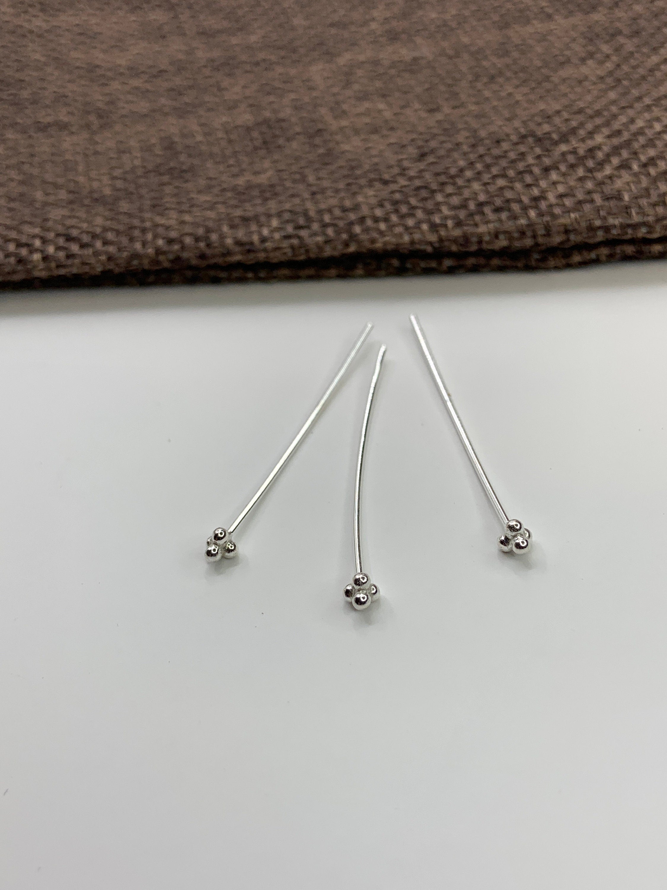 Sterling Silver Head Pins | Bellaire Wholesale