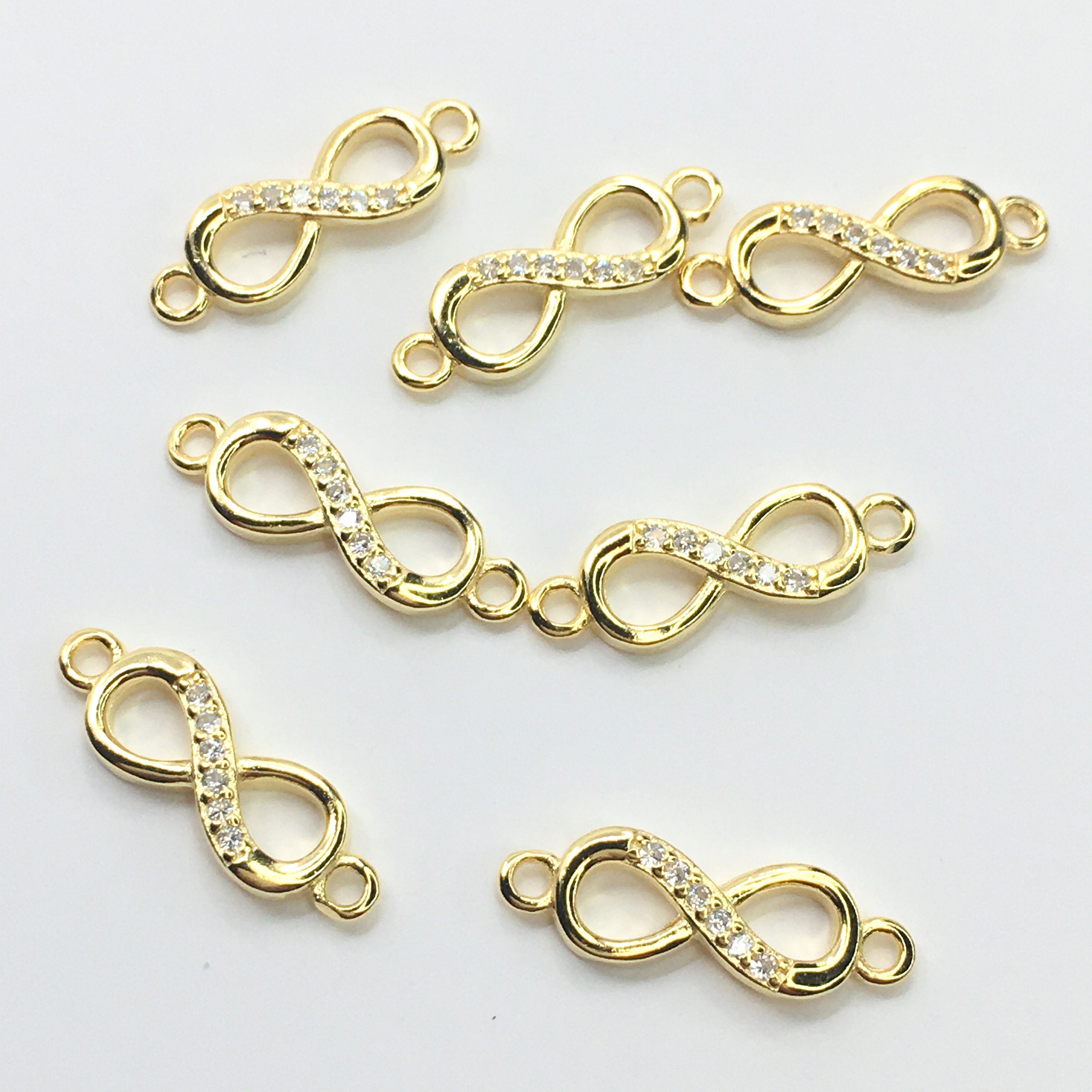 925 Sterling Silver Infinity Connector