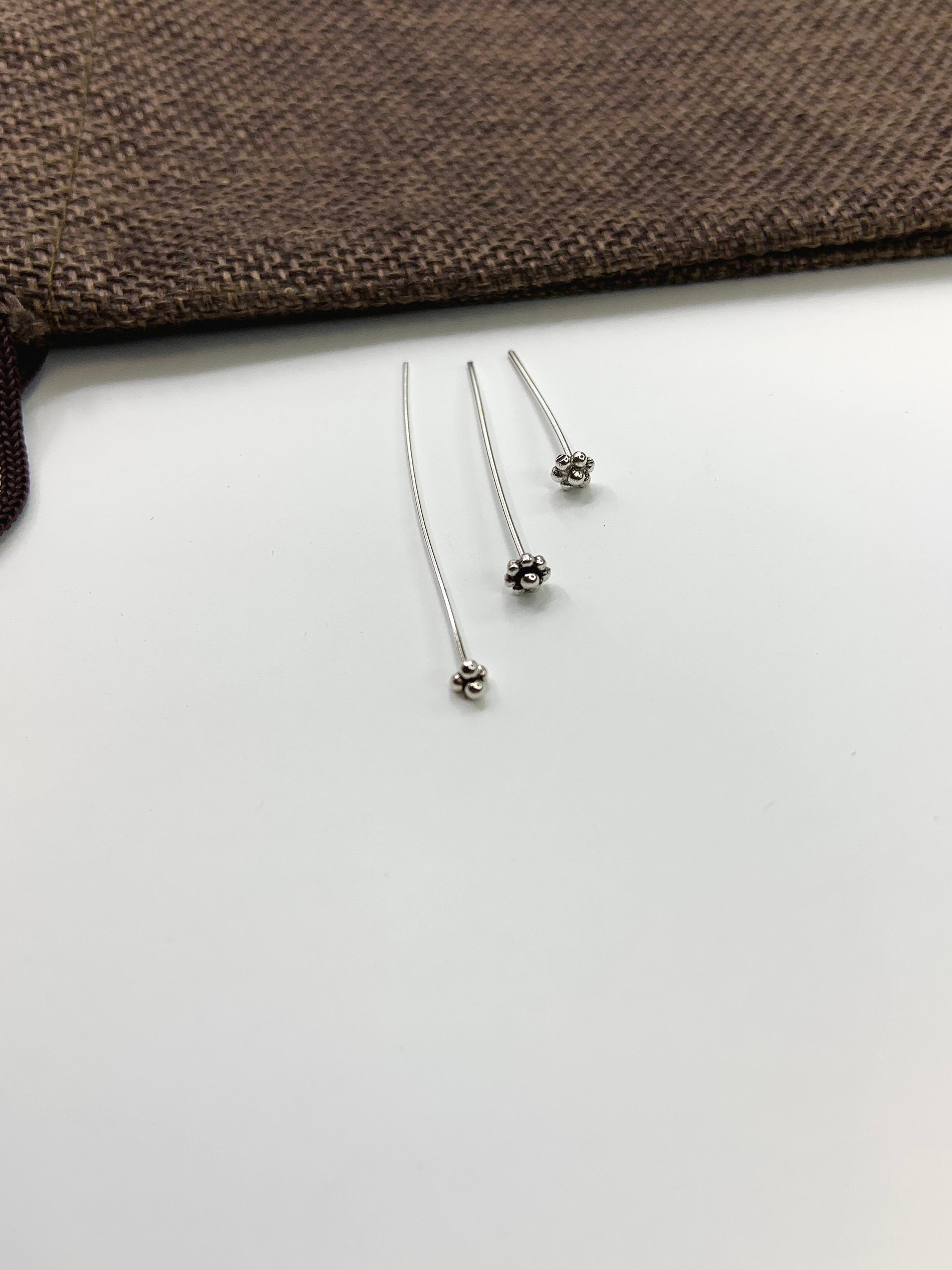 Antique Silver Head Pins | Bellaire Wholesale