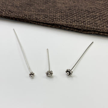 Antique Silver Head Pins | Bellaire Wholesale