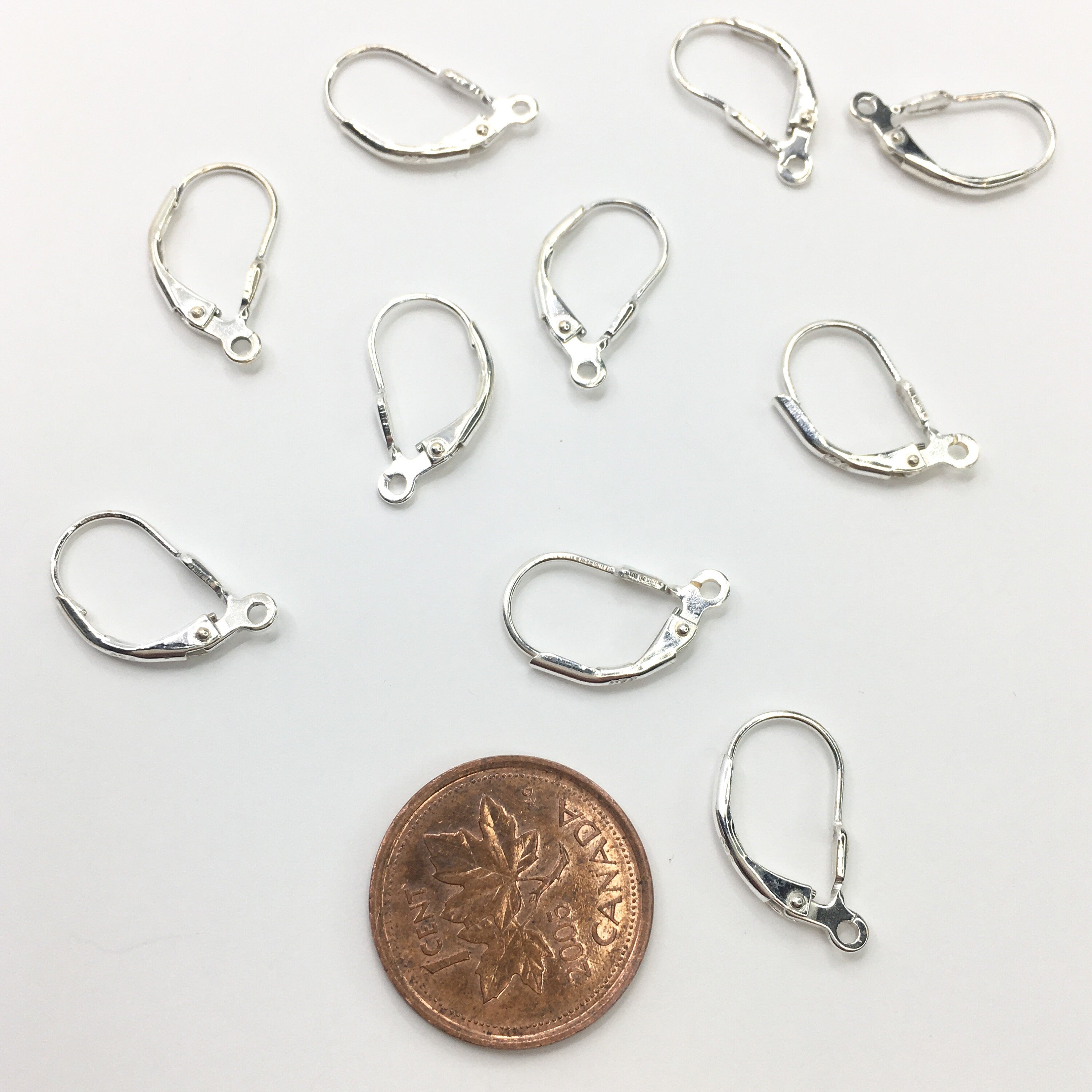 925 Sterling Silver French Hook Lever Backs