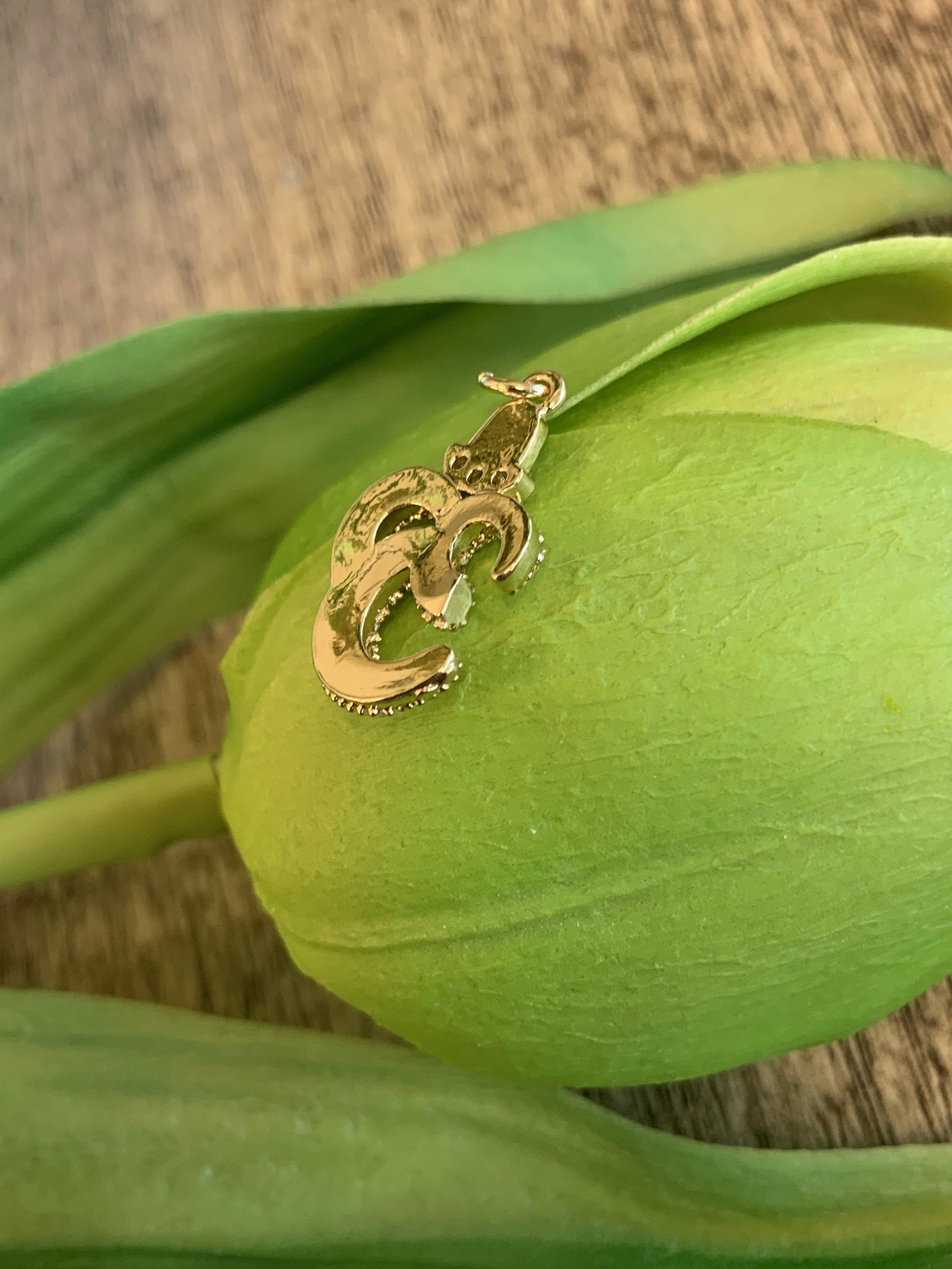Cubic Zirconia Om Pendant | Bellaire Wholesale