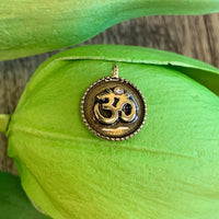 Stainless Steel Om Charm | Bellaire Wholesale