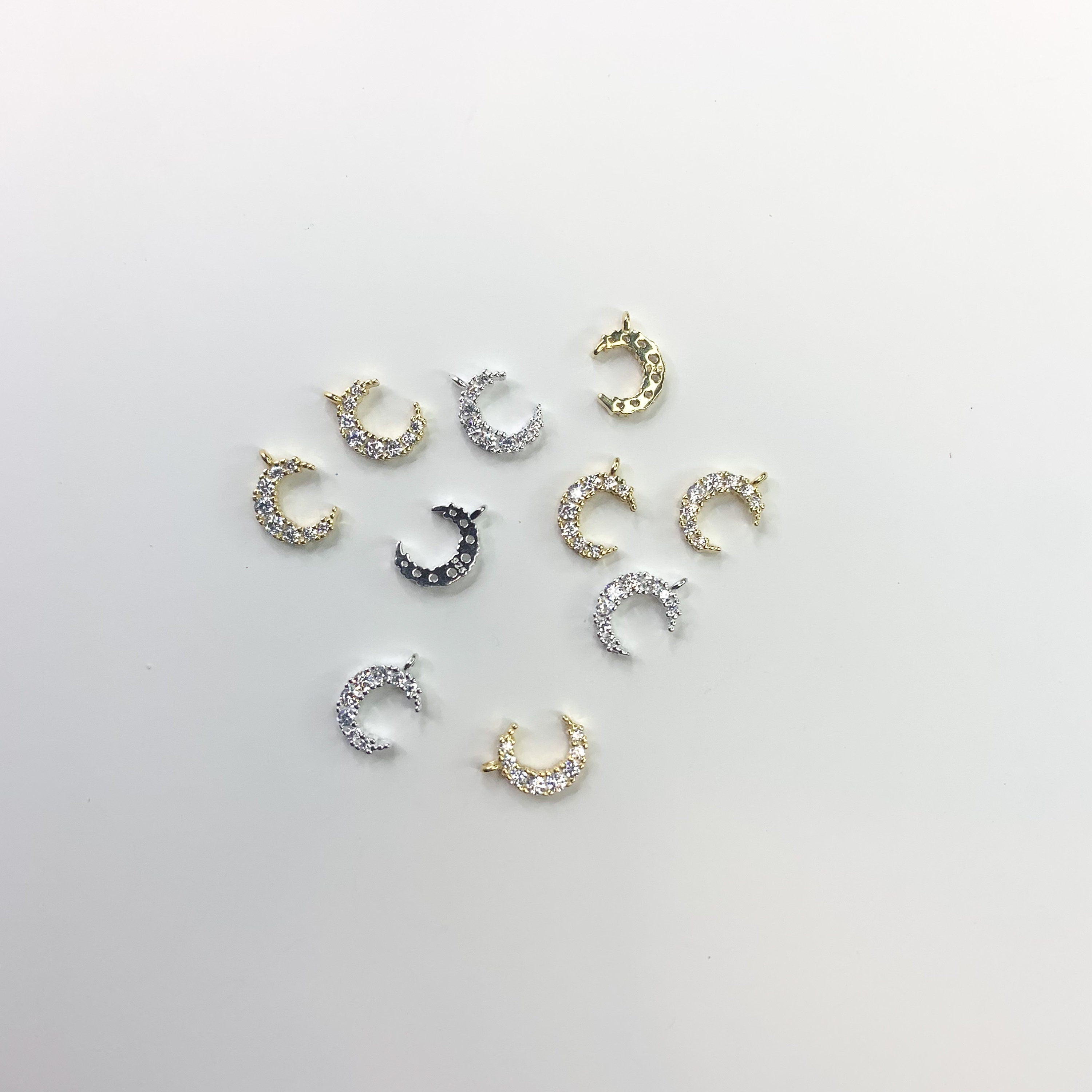 925 Sterling Silver Moon Charm | Bellaire Wholesale