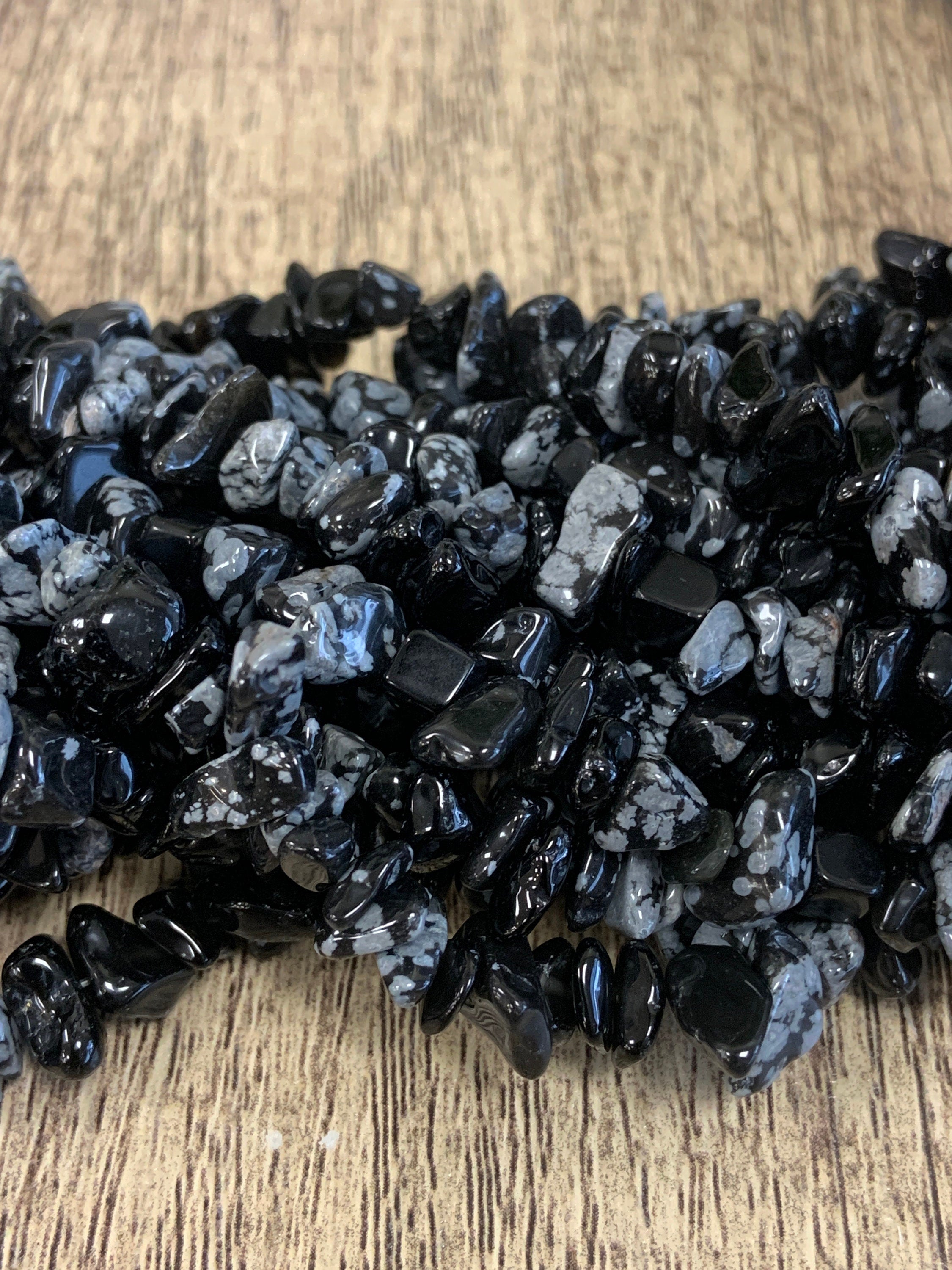 Snowflake Obsidian Chips | Bellaire Wholesale