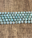 Frosted Blue Amazonite Beads | Bellaire Wholesale