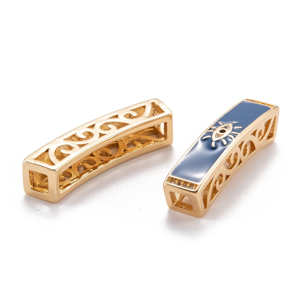 Evil Eye Tube Connector | Bellaire Wholesale