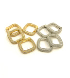 18k Gold Plated Square Clasp | Bellaire Wholesale