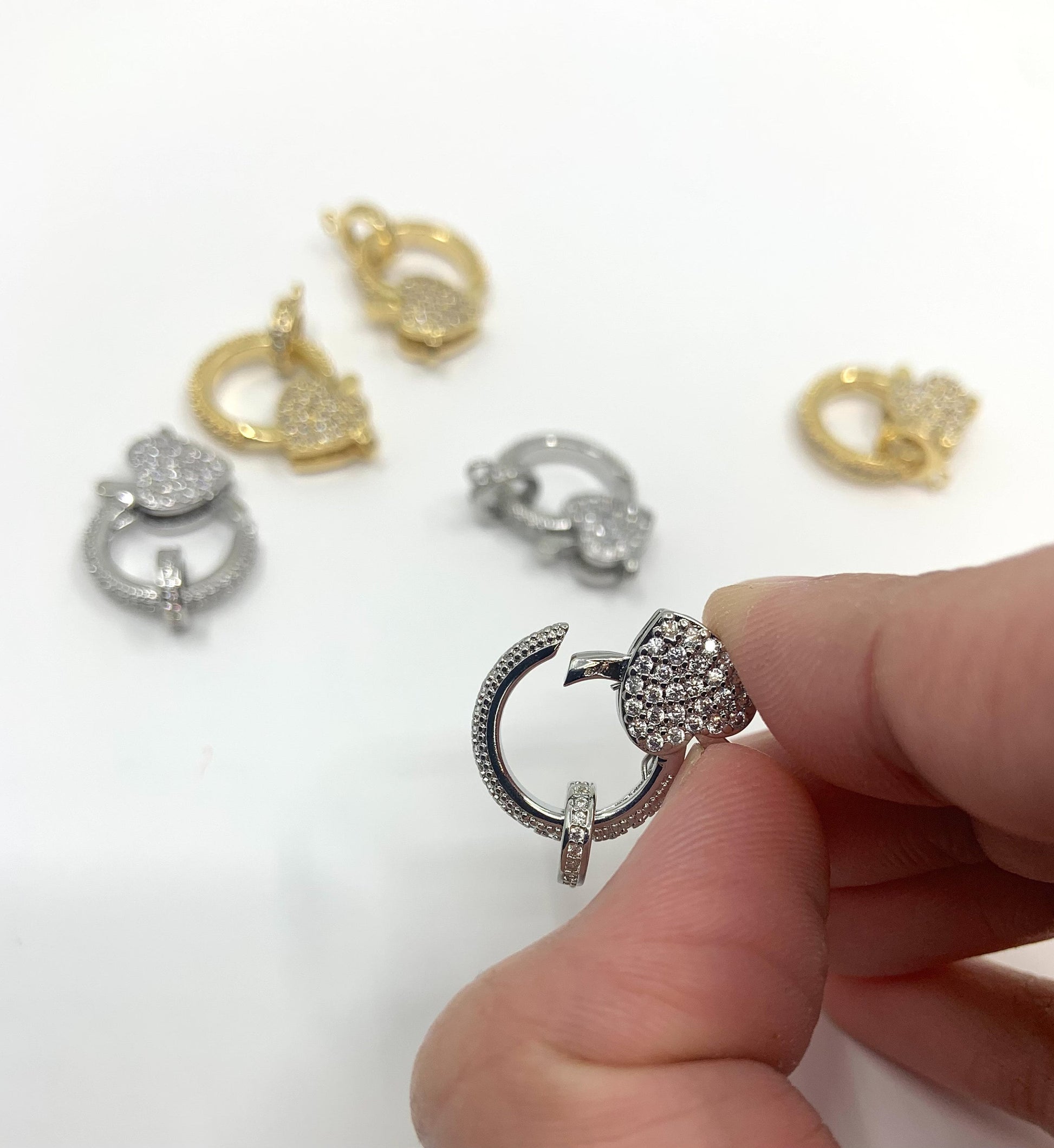 18k Gold Plated Spring Carabiner Clasp | Bellaire Wholesale
