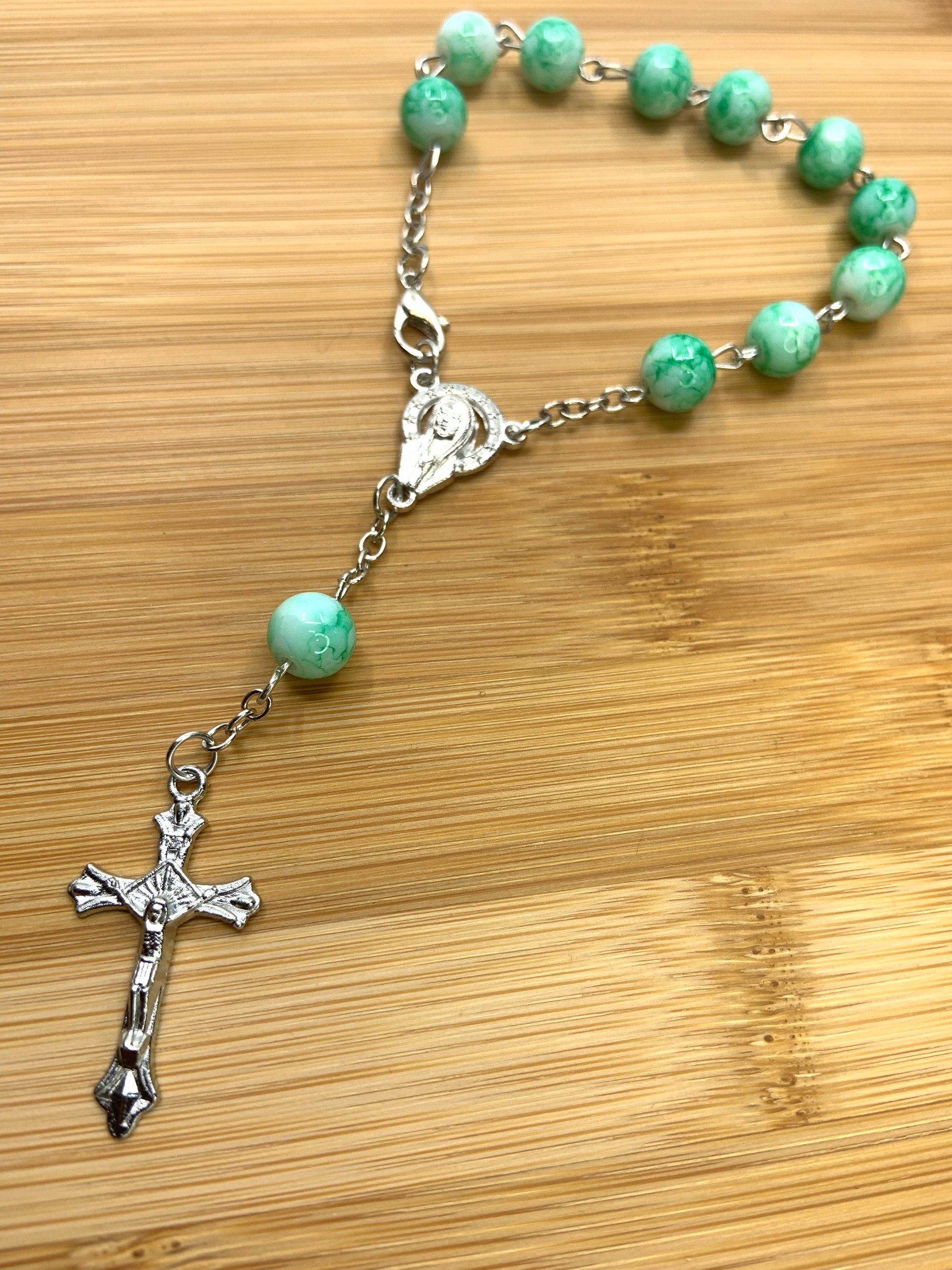 Mini Glass Bead Rosary, 5 colors | Bellaire Wholesale