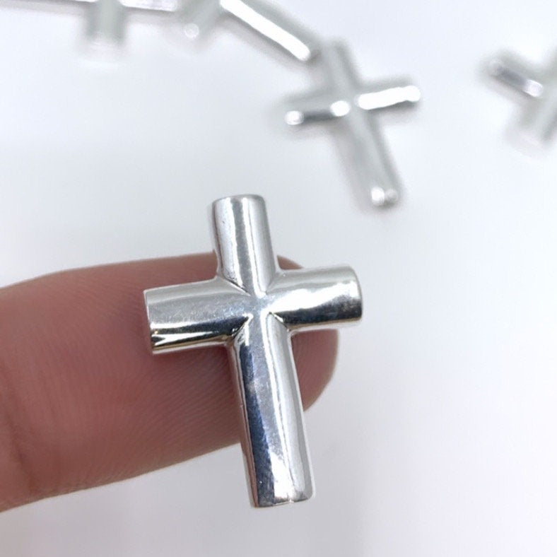 925 Sterling Silver Cross Bead | Bellaire Wholesale