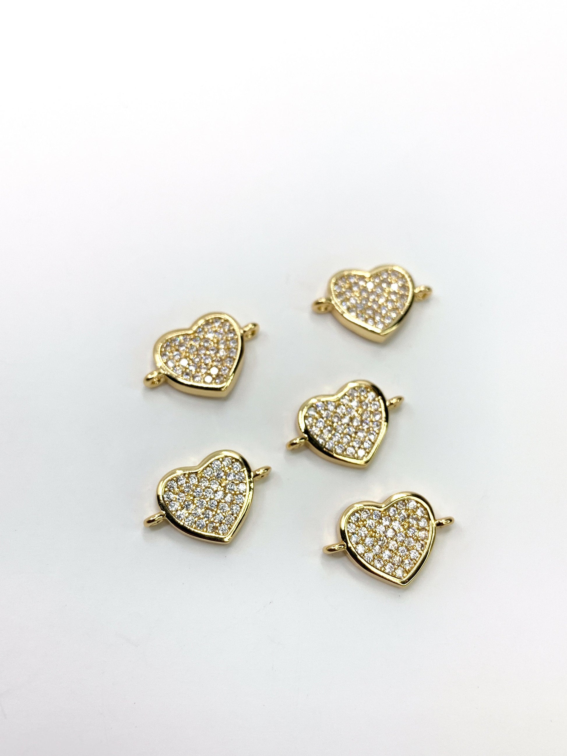 Gold Heart Connector | Bellaire Wholesale