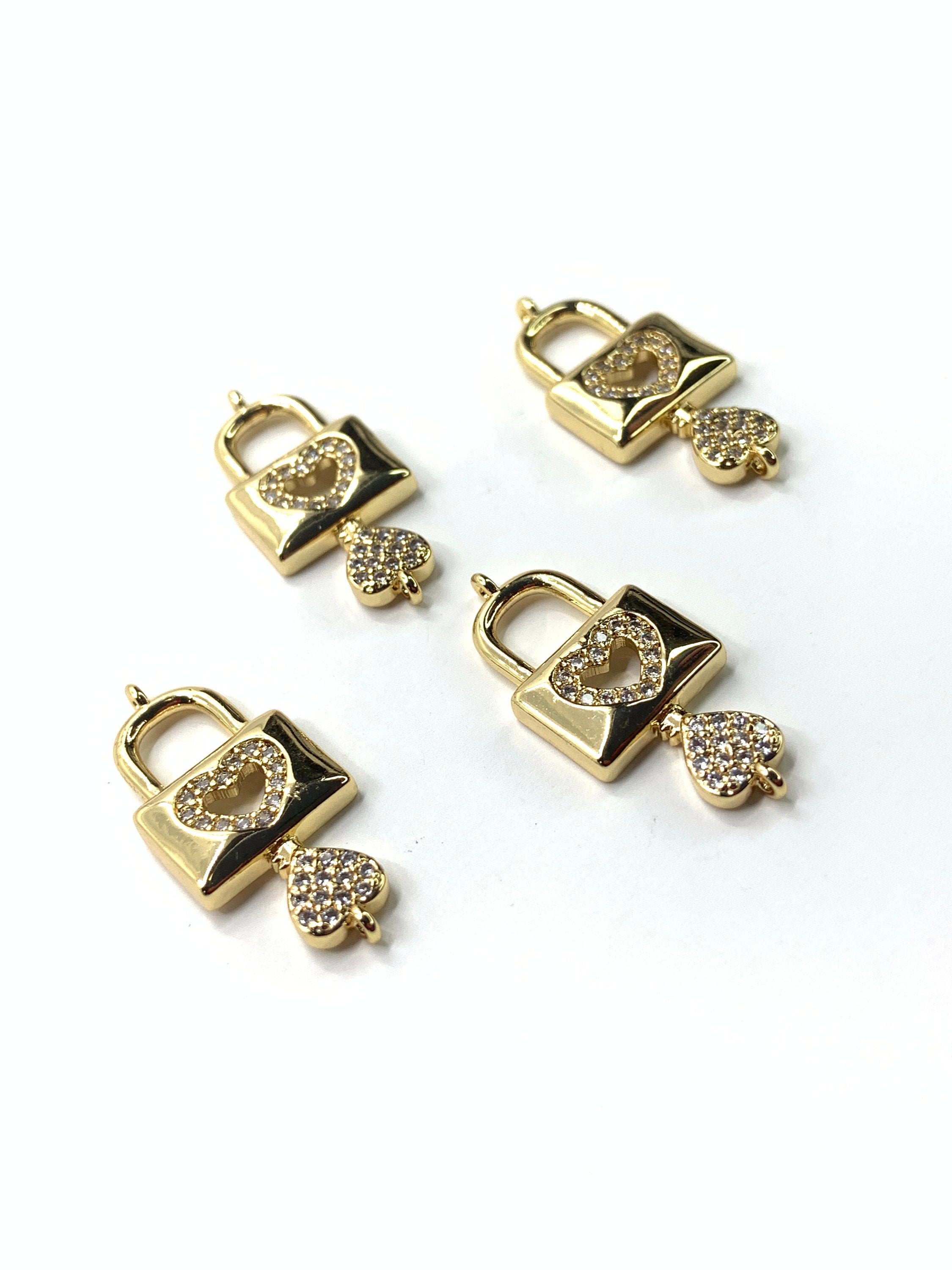 Lock with Heart Key Connector | Bellaire Wholesale