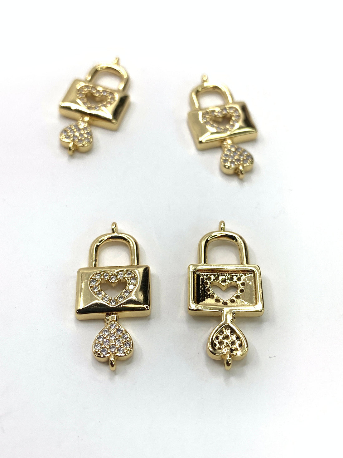 Lock with Heart Key Connector | Bellaire Wholesale