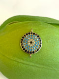 Round Evil Eye CZ Pave Connector | Bellaire Wholesale