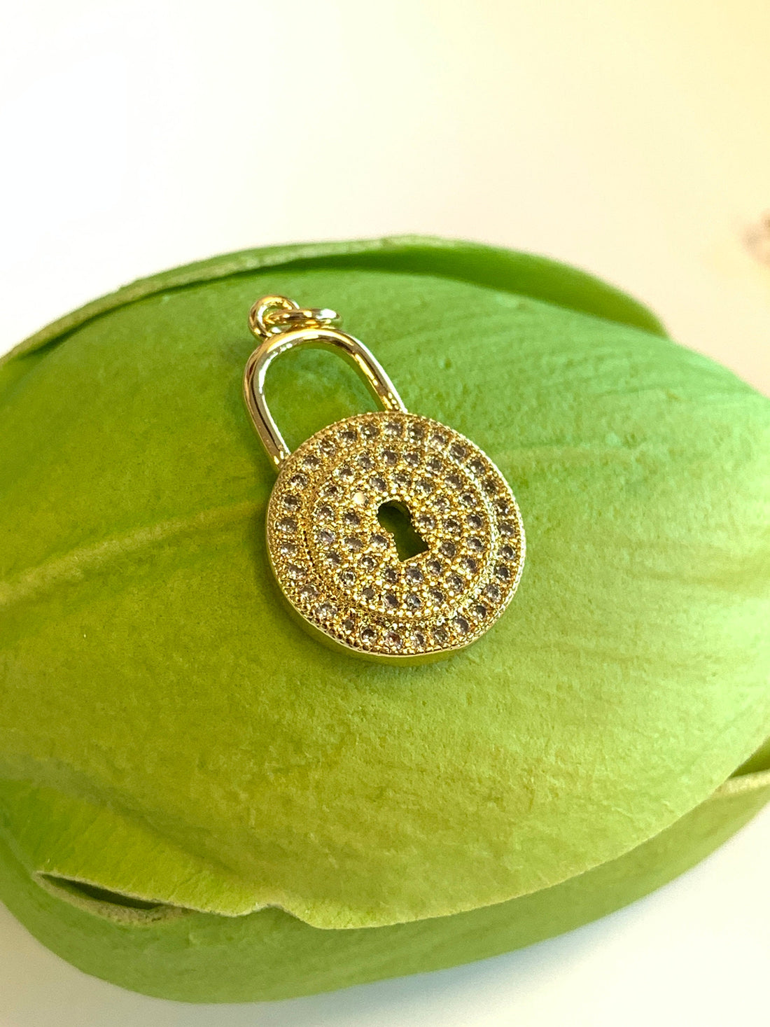 Round Lock Charm | Bellaire Wholesale