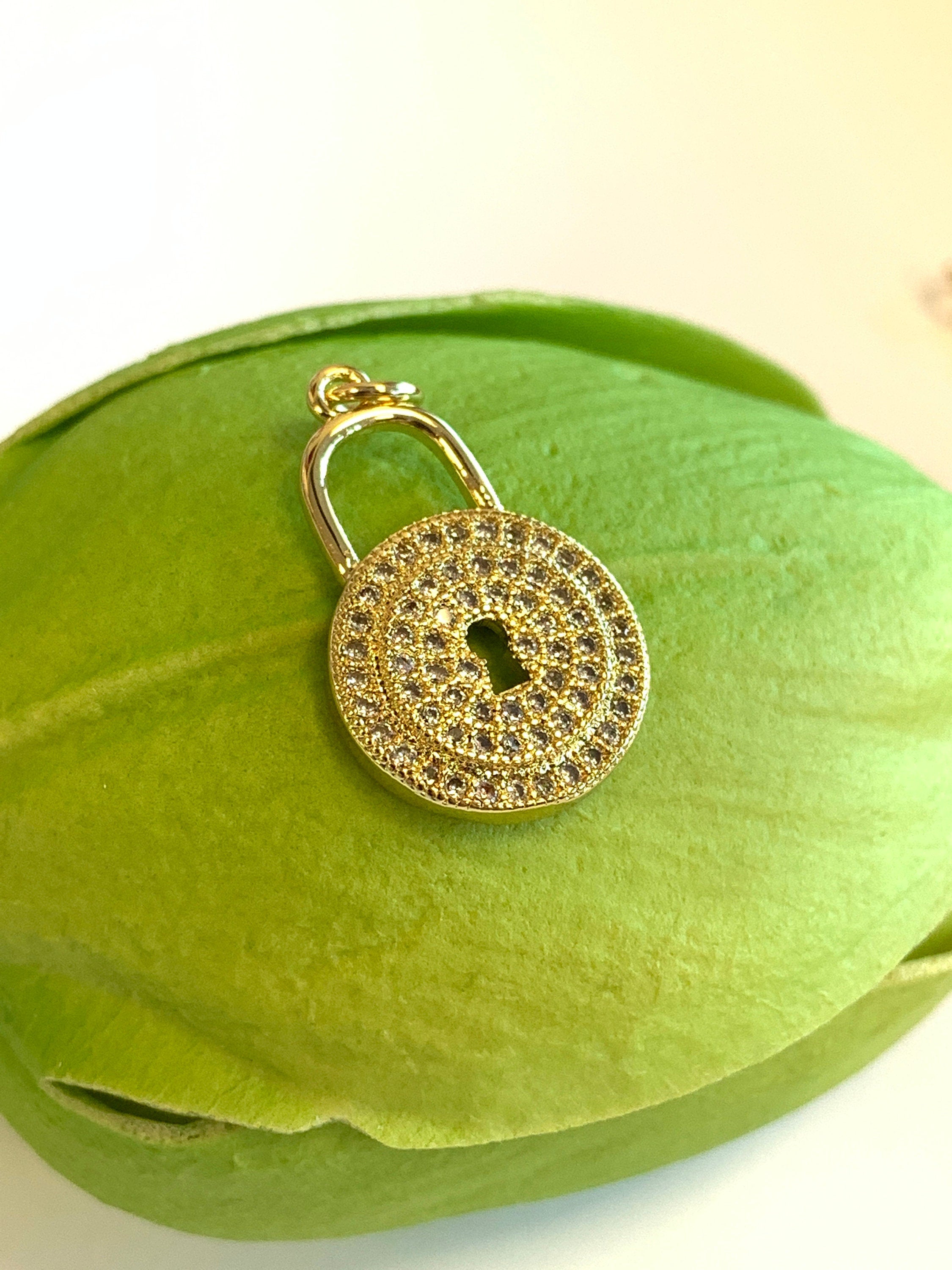 Round Lock Charm | Bellaire Wholesale