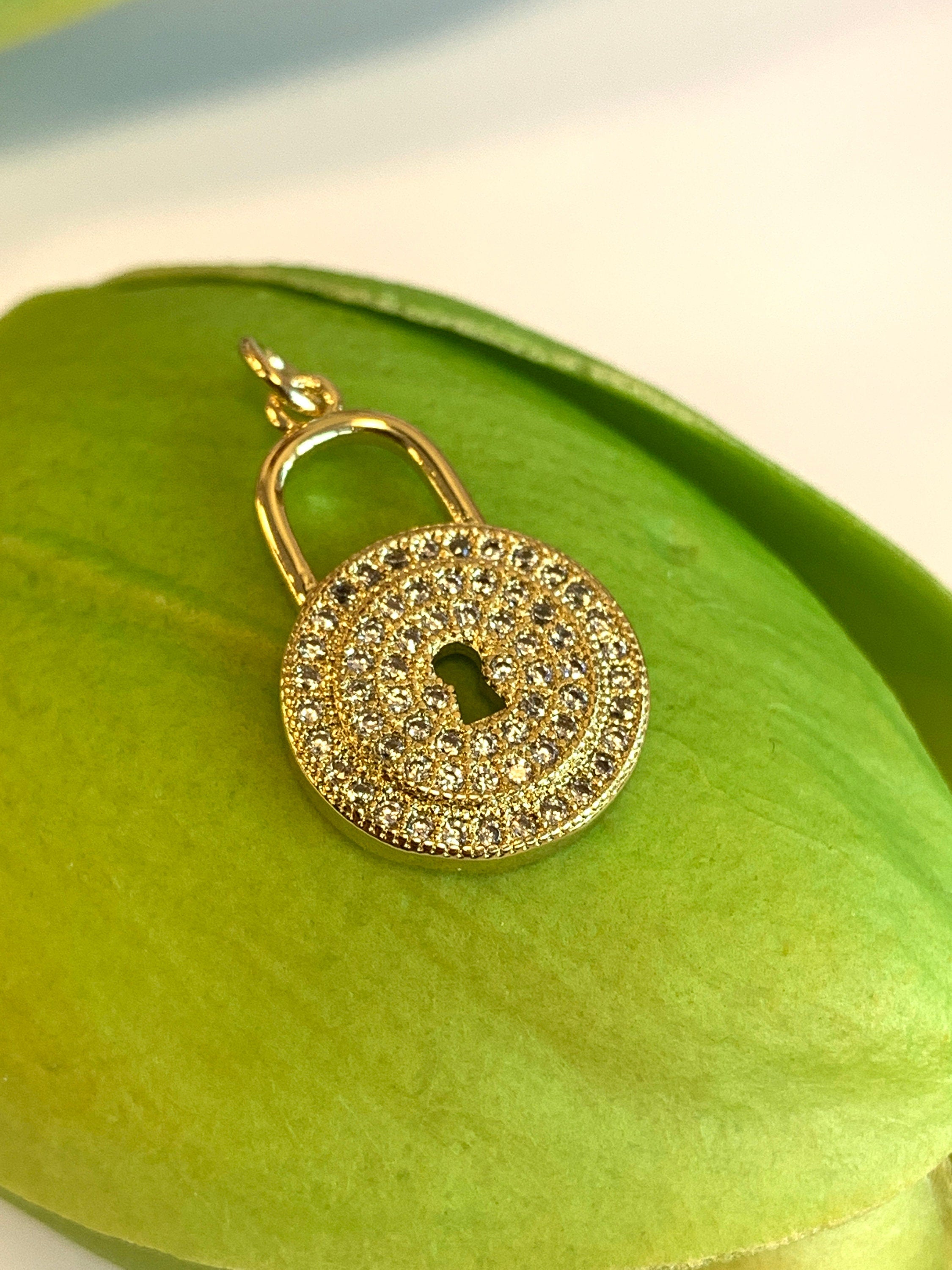 Round Lock Charm | Bellaire Wholesale