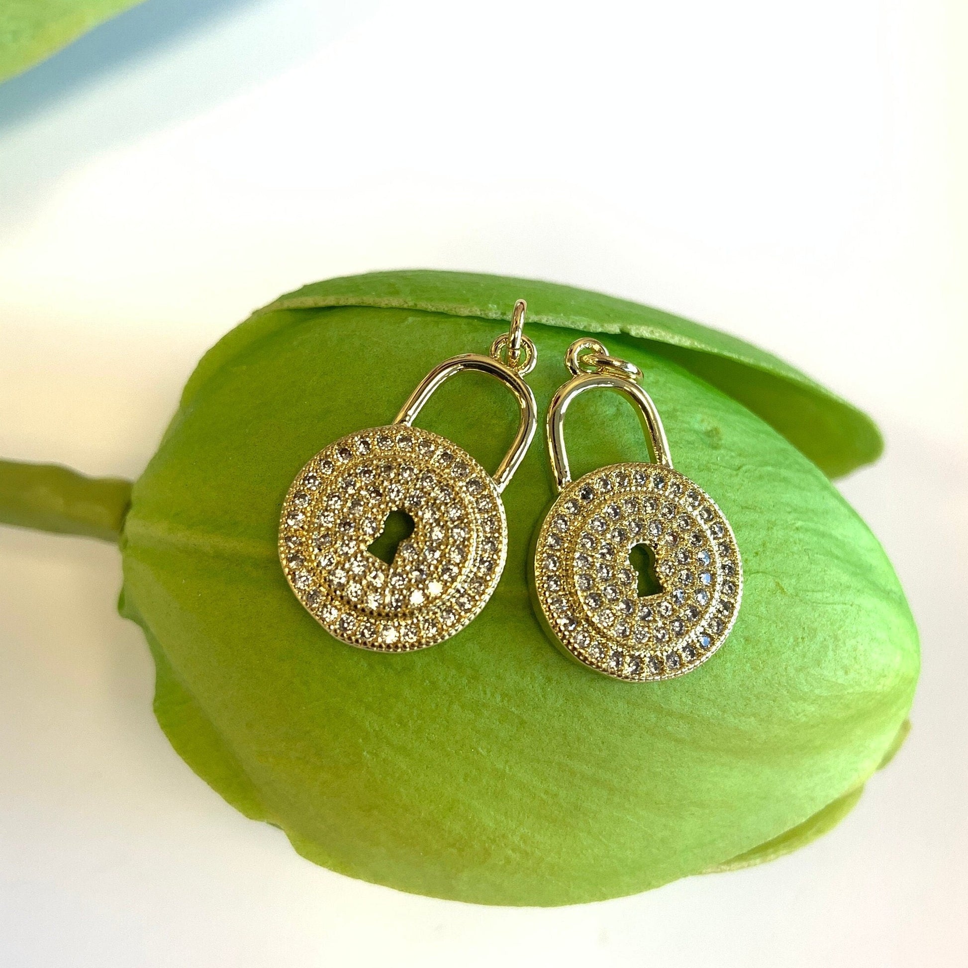 Round Lock Charm | Bellaire Wholesale