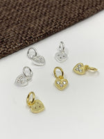 925 Sterling Silver Mini Heart Charm | Bellaire Wholesale