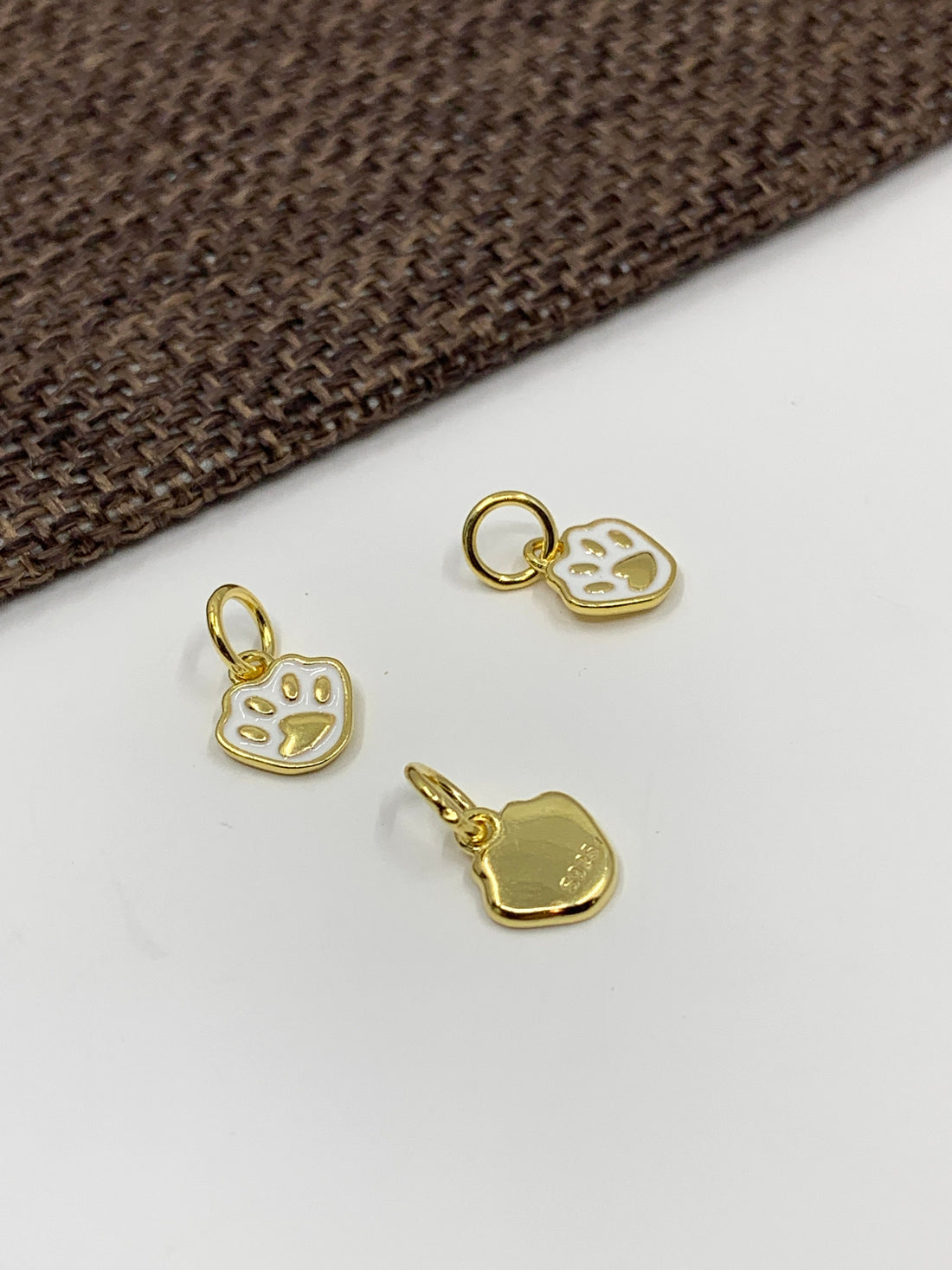 925 Sterling Silver Mini Paw Charm | Bellaire Wholesale