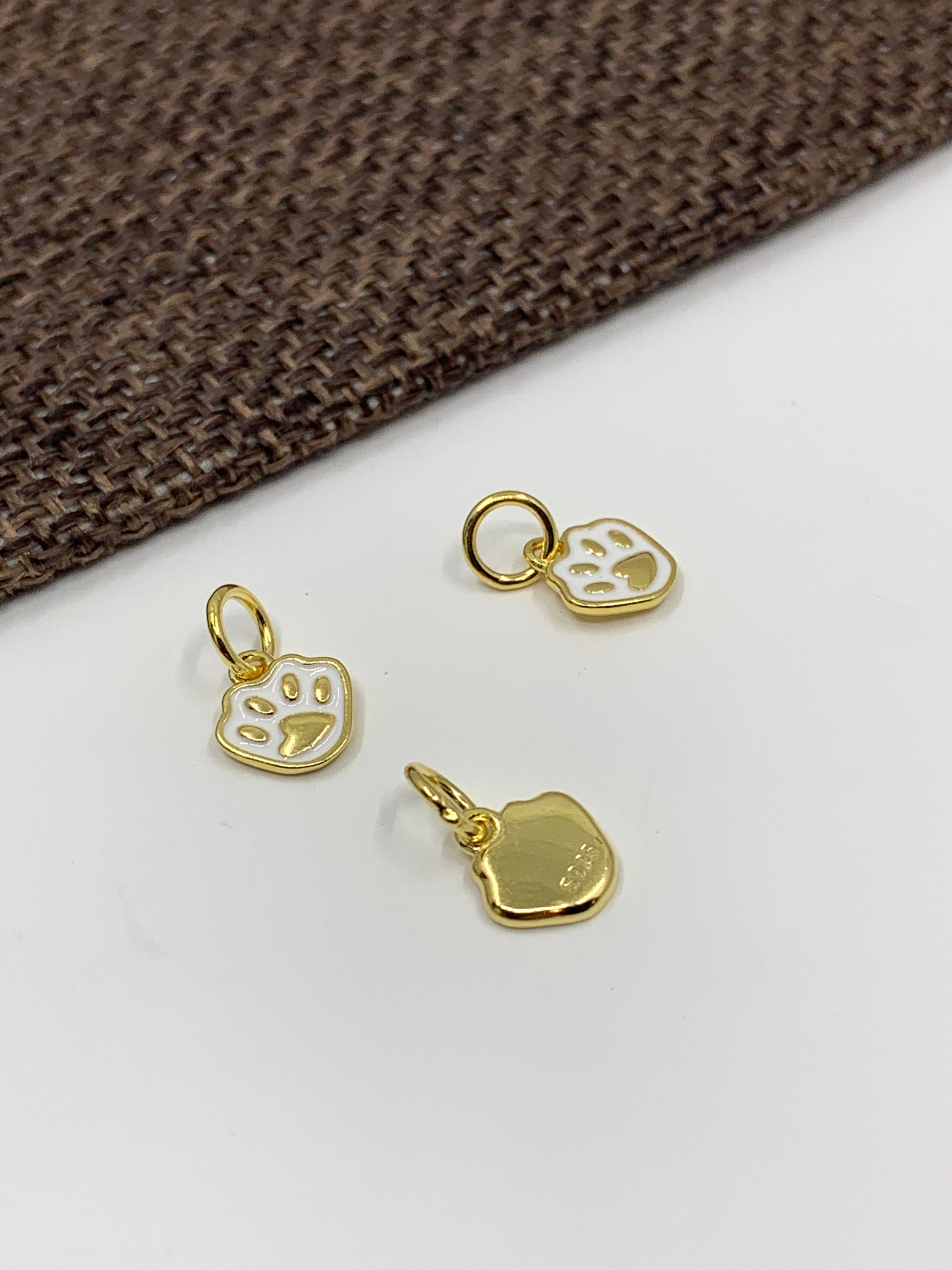 925 Sterling Silver Mini Paw Charm | Bellaire Wholesale
