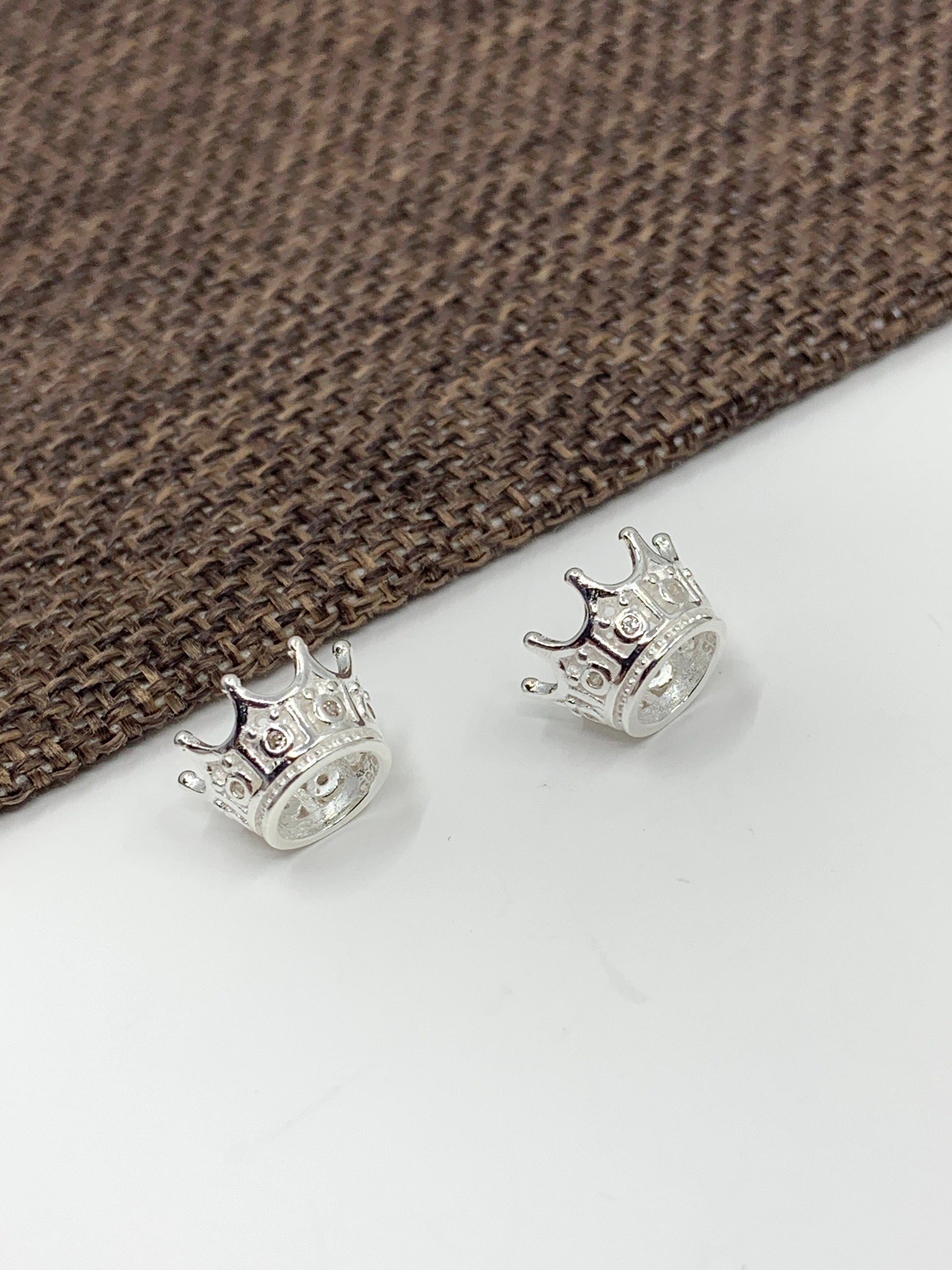 925 Sterling Silver Crown Bead | Bellaire Wholesale