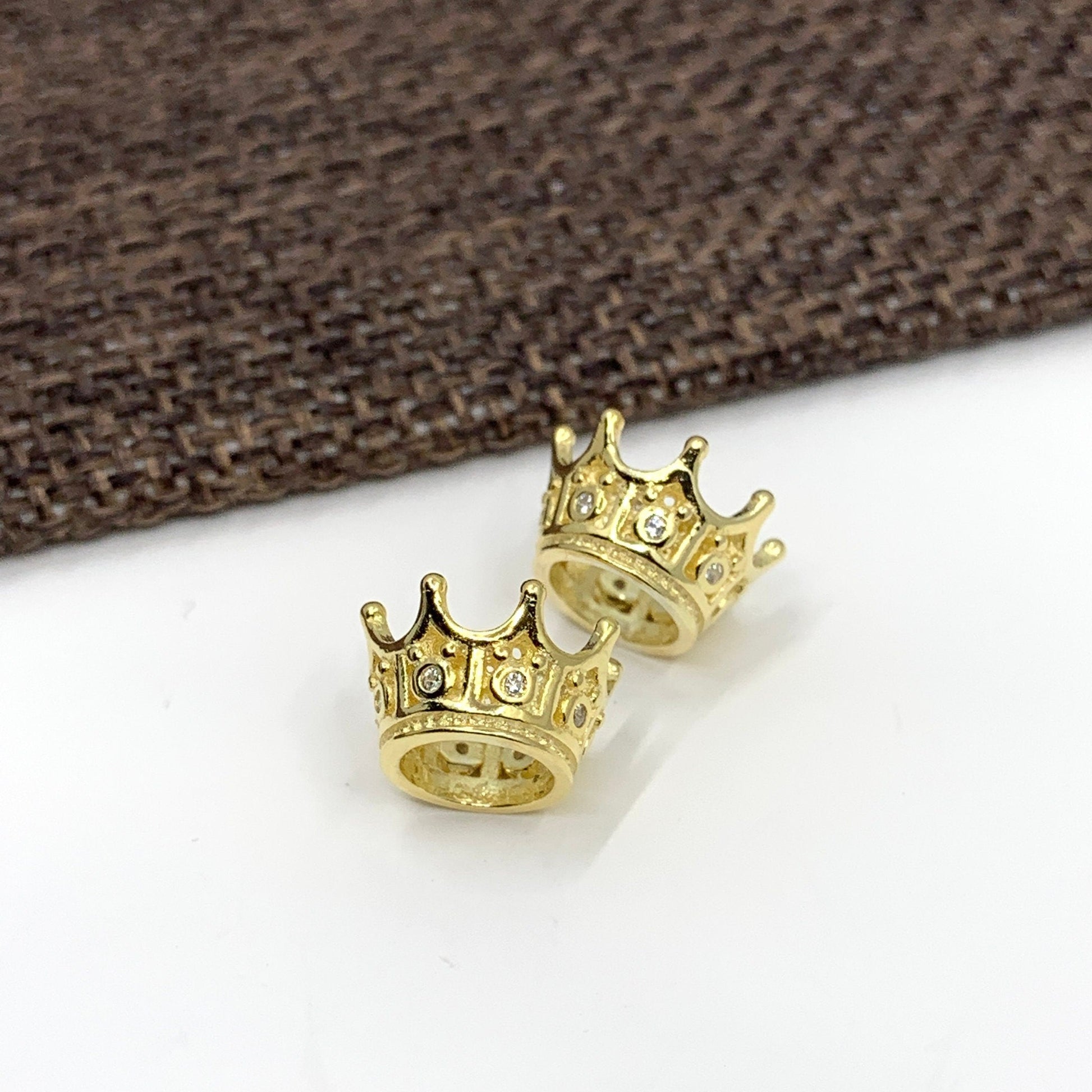 925 Sterling Silver Crown Bead | Bellaire Wholesale