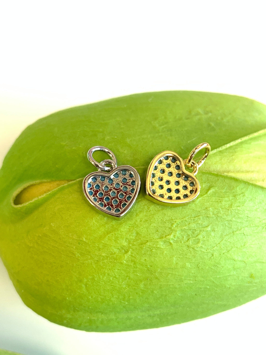 Turquoise Heart Charm | Bellaire Wholesale