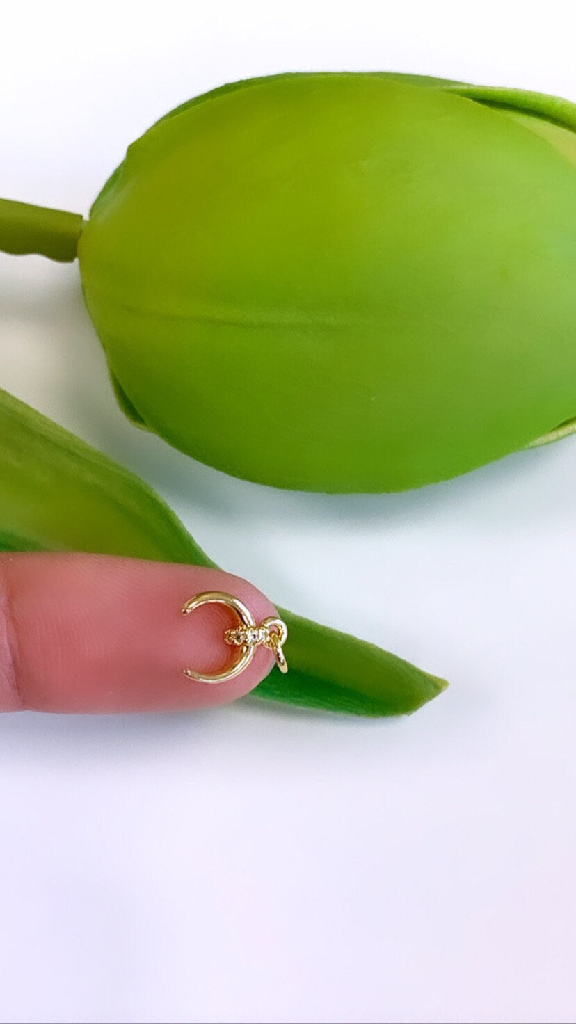 Little Gold Horn Charm | Bellaire Wholesale