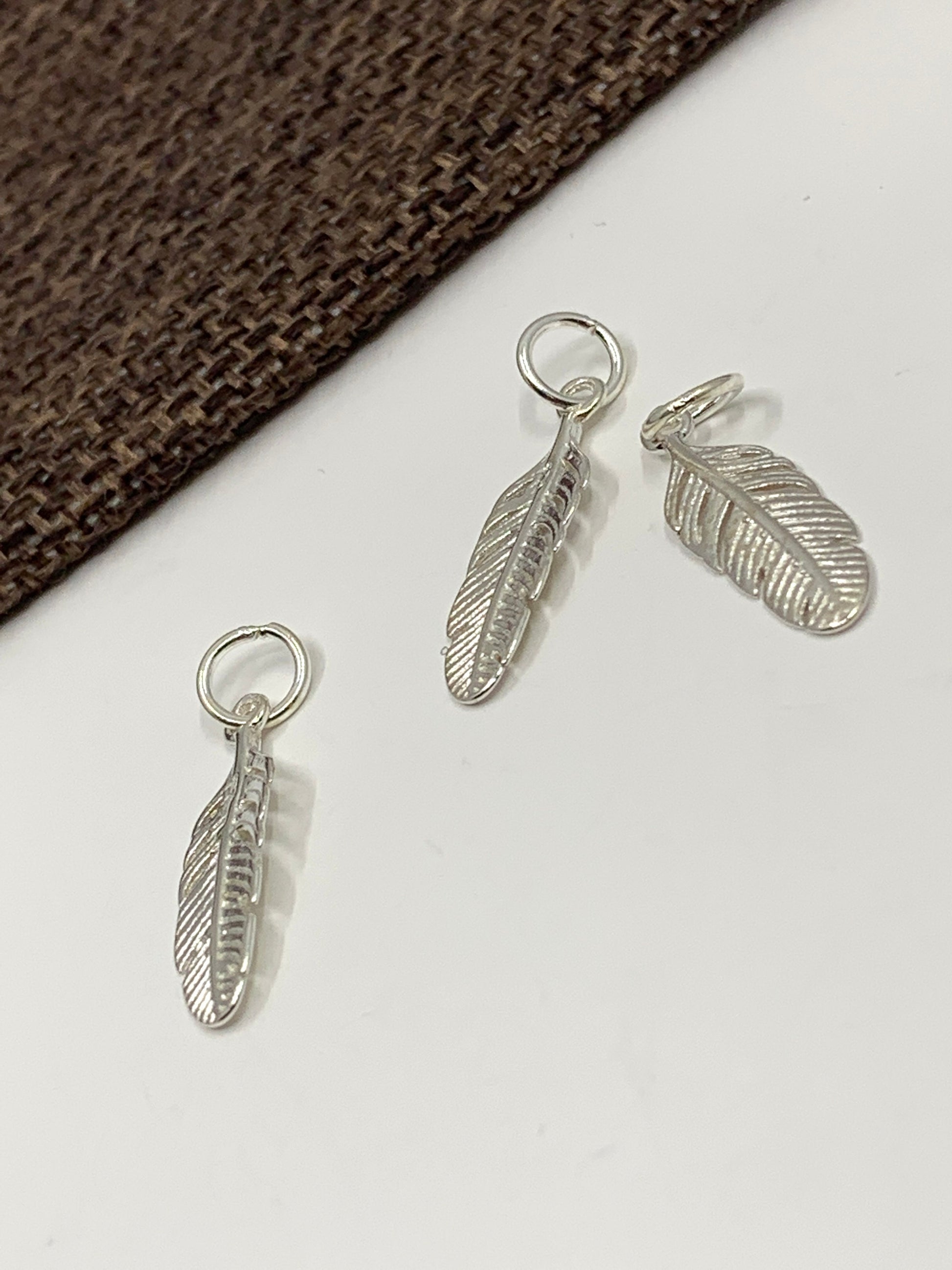 925 Sterling Silver Feather Pendant | Bellaire Wholesale