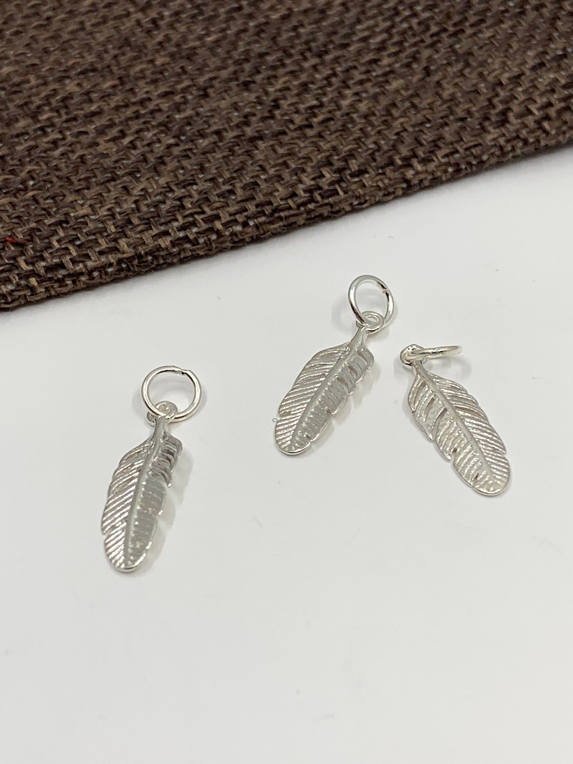 925 Sterling Silver Feather Pendant | Bellaire Wholesale