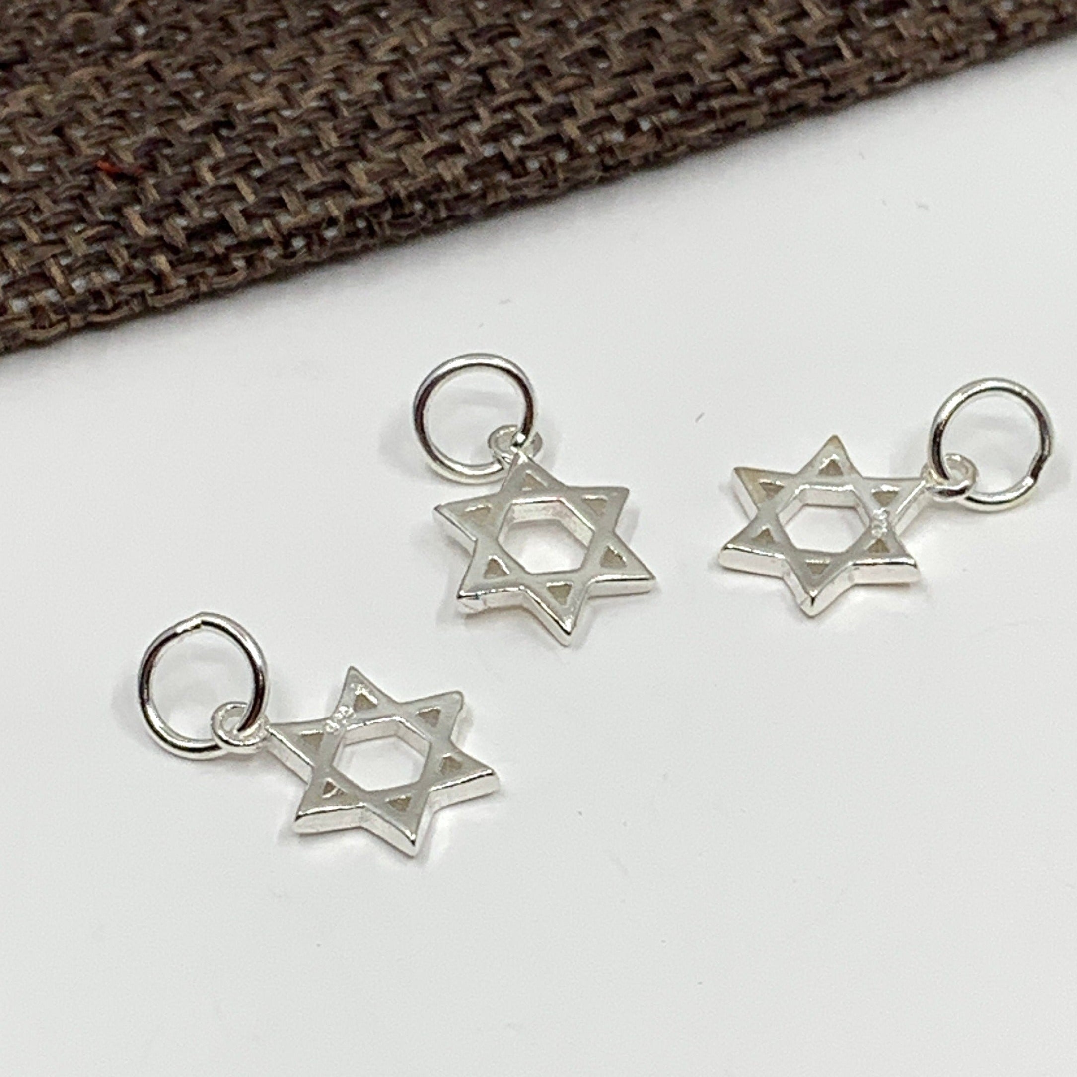 925 Silver Tiny Star of David Charm | Bellaire Wholesale