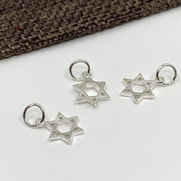 925 Silver Tiny Star of David Charm | Bellaire Wholesale