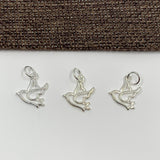 925 Sterling Silver Flying Bird Charm | Bellaire Wholesale