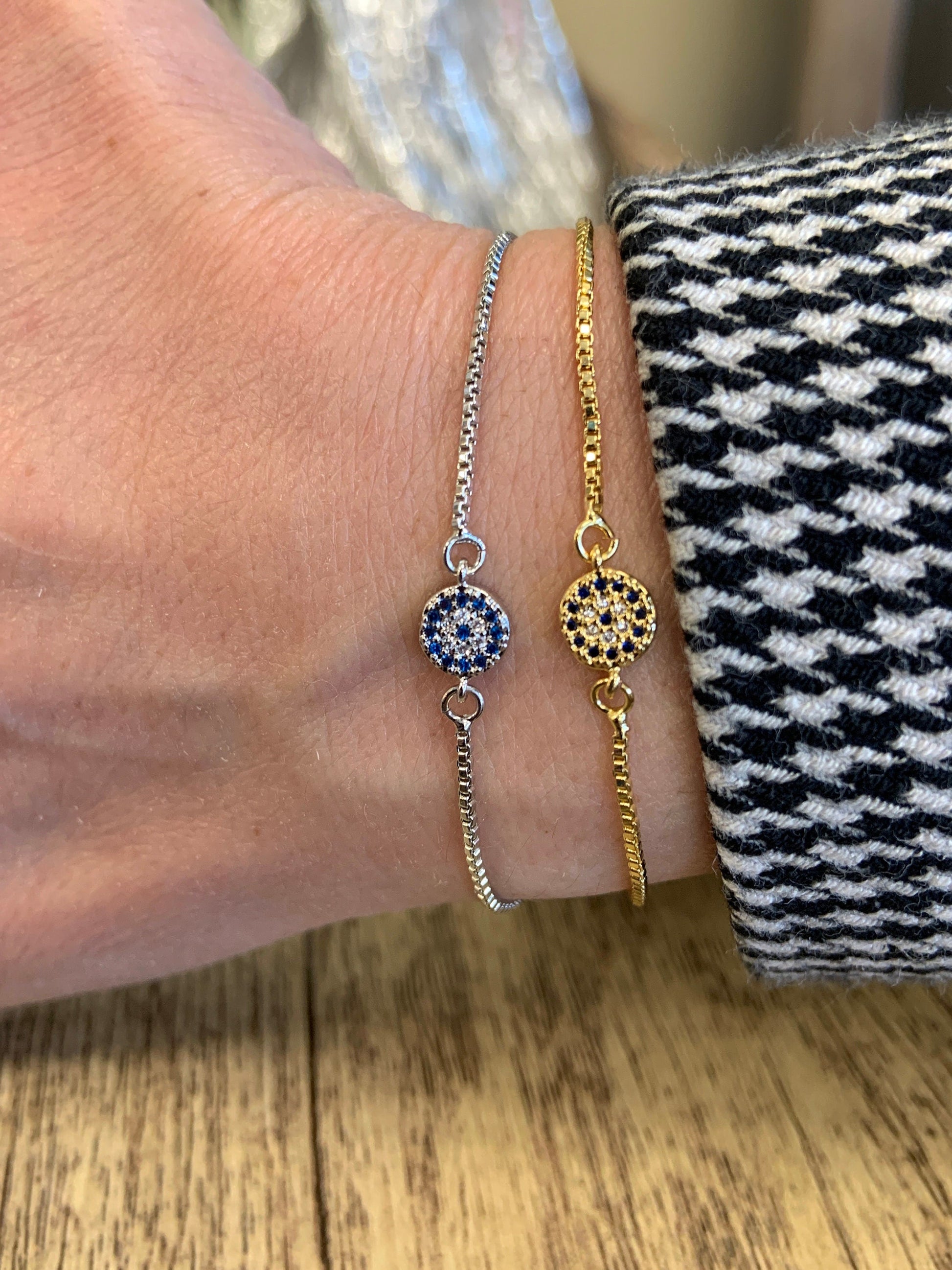 Dainty Evil Eye Bracelet | Bellaire Wholesale