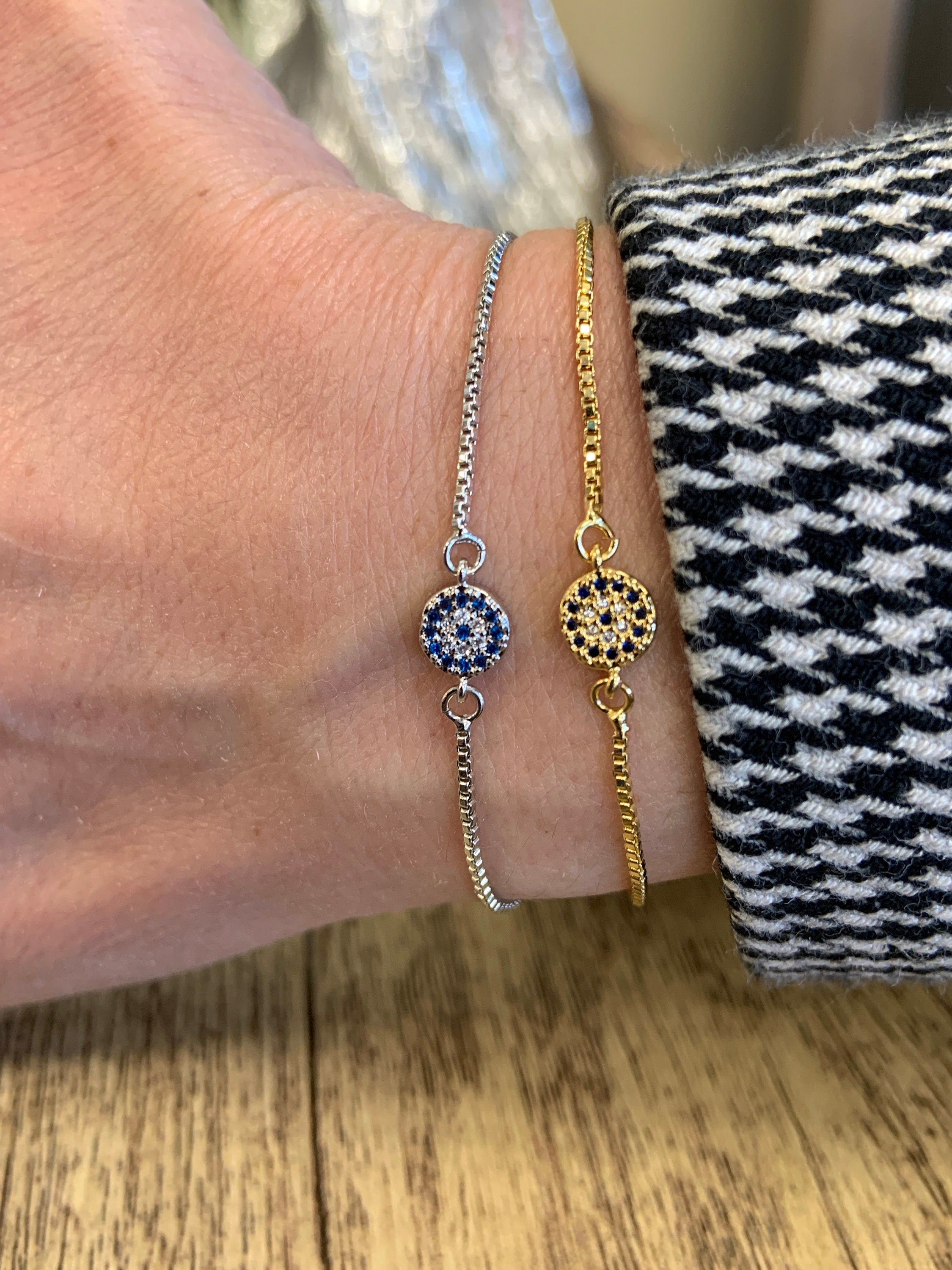 Dainty Evil Eye Bracelet | Bellaire Wholesale