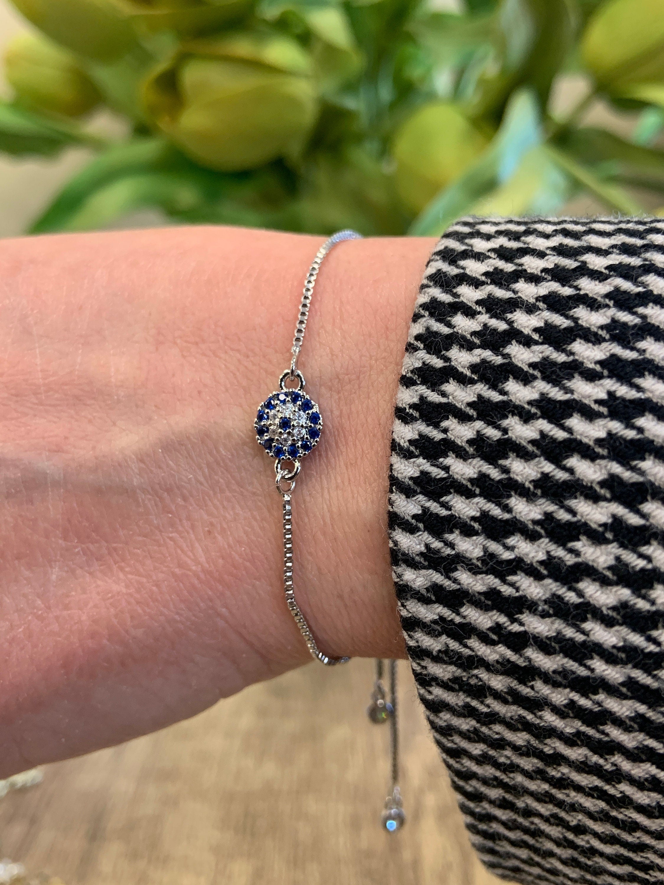 Minimal Evil Eye Bracelet | Bellaire Wholesale