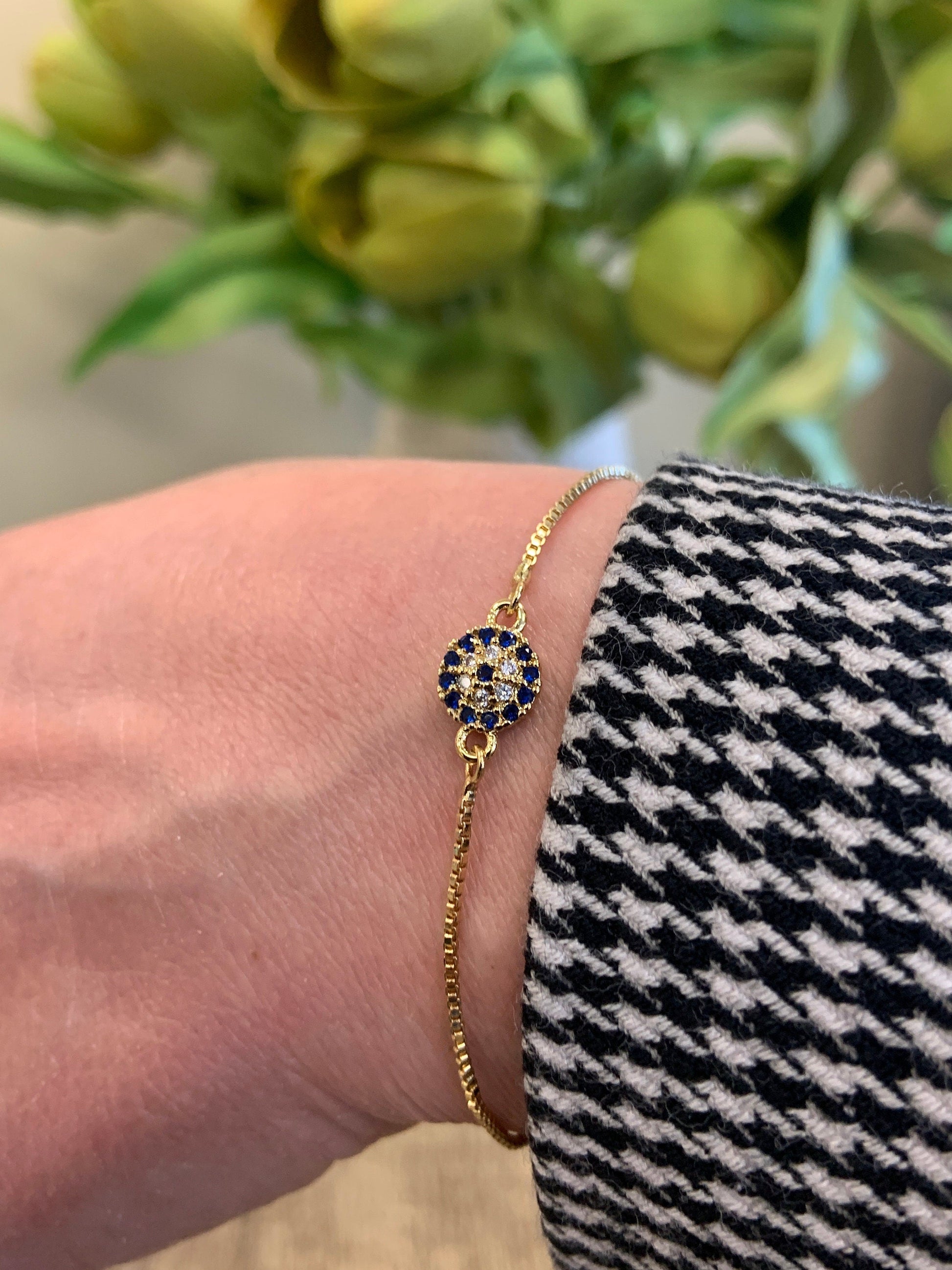Minimal Evil Eye Bracelet | Bellaire Wholesale