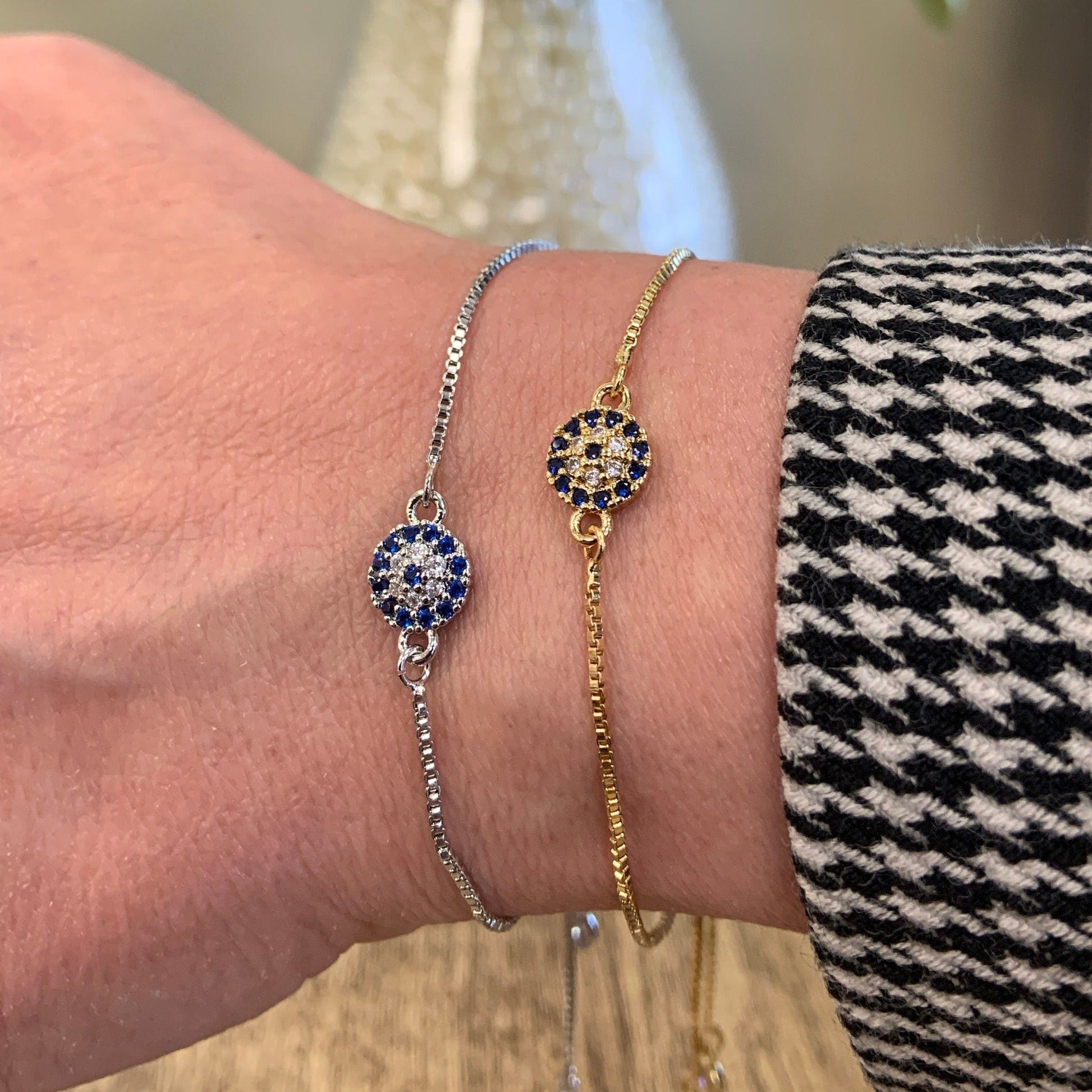 Minimal Evil Eye Bracelet | Bellaire Wholesale