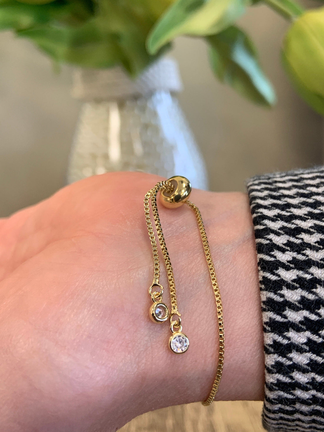 Black Evil Eye Adjustable bracelet | Bellaire Wholesale