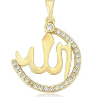 Gold Plated Allah Arabic Pendant | Bellaire Wholesale