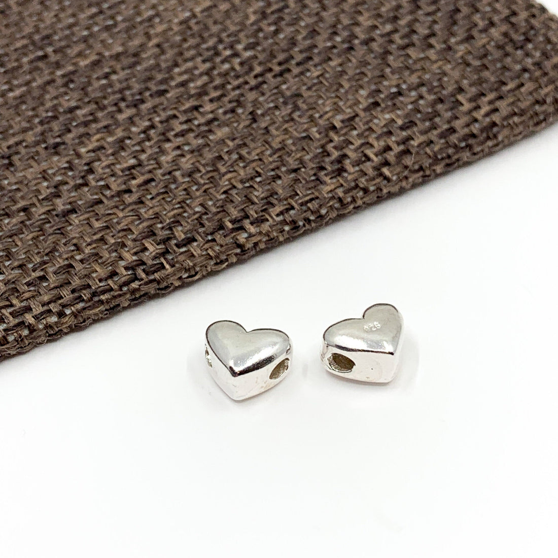 925 Sterling Silver Heart Beads | Bellaire Wholesale