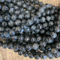 Larvikite Stone Bead - Mala beads DIY Jewelry