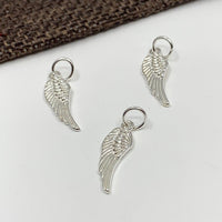925 Silver Small Angel Wing Charm | Bellaire Wholesale