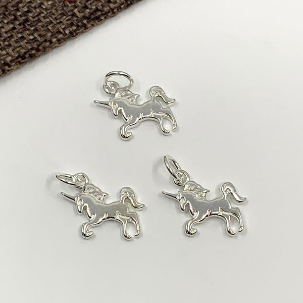 925 Sterling Silver Unicorn Charm | Bellaire Wholesale