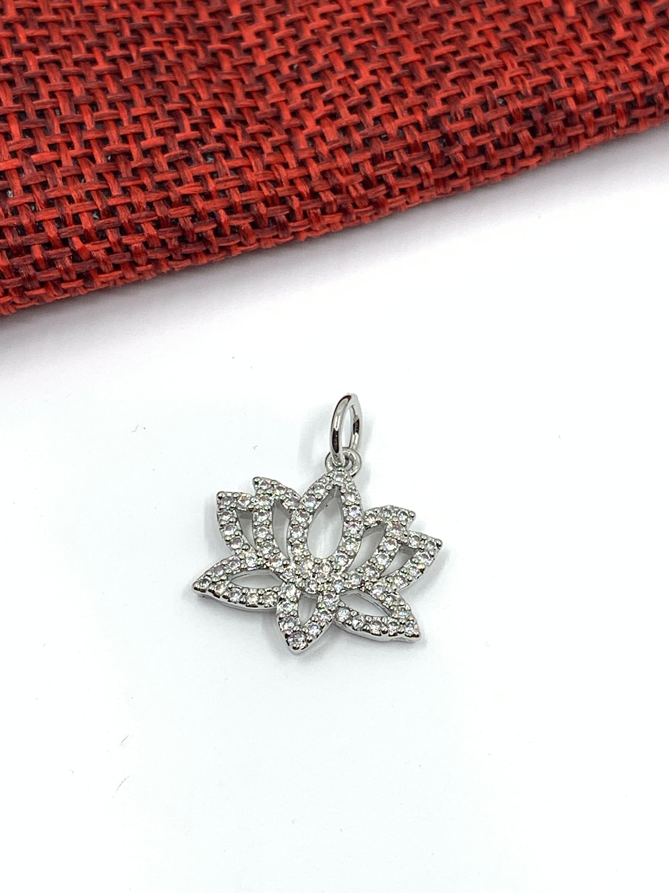 Lotus Flower Charm | Bellaire Wholesale