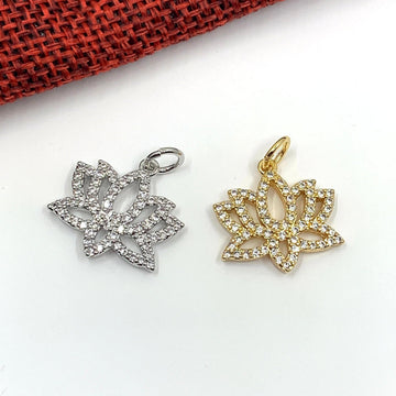 Lotus Flower Charm | Bellaire Wholesale